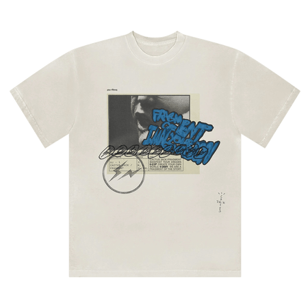 Cactus Jack by Travis Scott For Fragment Manifest T-Shirt White