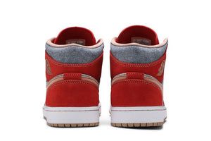 Air Jordan 1 Mid Blue Red