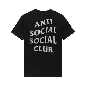 Anti Social Social Club Undefeated Paranoid Logo T-Shirt Black