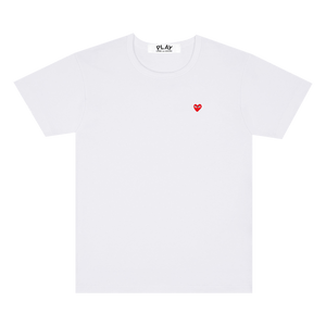 Comme des Garçons PLAY Small Heart T-Shirt White