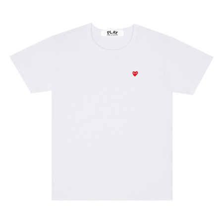 Comme des Garçons PLAY Small Heart T-Shirt White