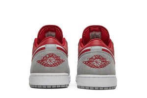 Air Jordan 1 Low SE Light Grey Gym Red