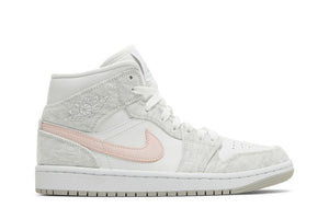 Wmns Air Jordan 1 Mid Se White Light Iron Ore