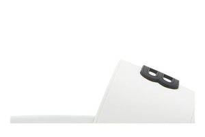Balenciaga Pool Slides White Black