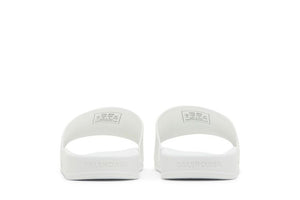 Balenciaga Pool Slides White Black