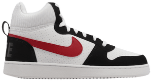 Nike Court Borough Mid White Red Black