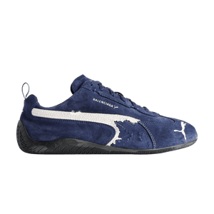 Balenciaga x Puma Speedcat Suede Distressed Navy White