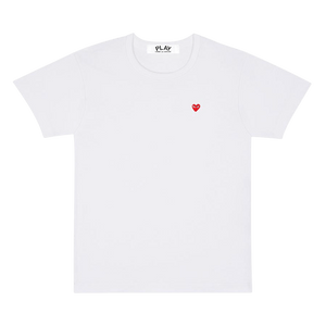 Comme des Garçons PLAY Mini Heart T-Shirt White