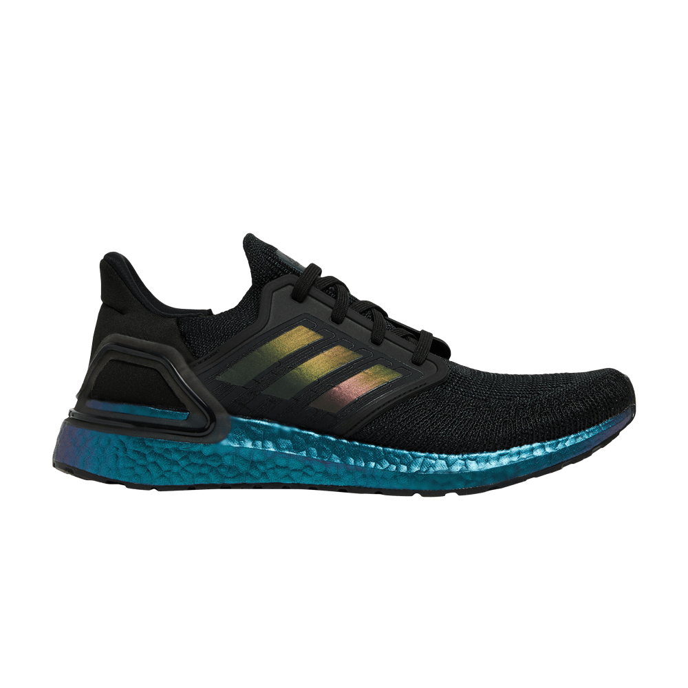 Adidas UltraBoost 20 Black Signal Cyan