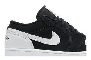 Air Jordan 1 Low SE Black And White Diamond