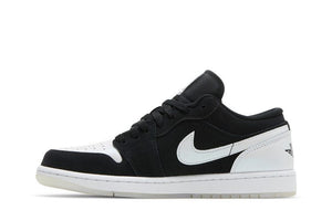 Air Jordan 1 Low SE Black And White Diamond