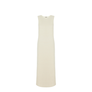 Ivory Wool Blend Dress