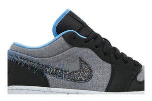 Air Jordan 1 Low Crater Black University Blue
