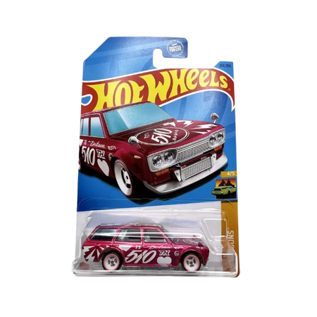 Hot Wheels Super Treasure Hunt 2023 Datsun Bluebird Wagon 510 Pink