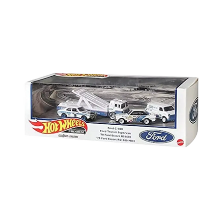 Hot Wheels Premium Collectors Ford Set White Blue