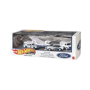 Hot Wheels Premium Collectors Ford Set White Blue