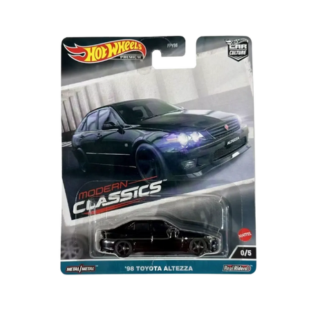 Hot Wheels Premium '98 Toyota Altezza Modern Classics Chase Black