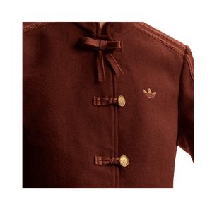 adidas Womens Chinese New Year CNY Jacket Brown Red