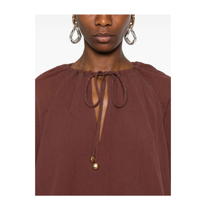 Cotton and Silk Blend Blouse