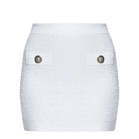 Shorts Tweed Skirt with Applications