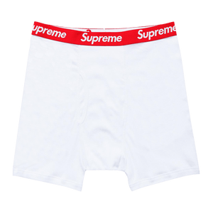 Supreme x Hanes Boxer Briefs (4 Pack) White