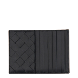 Intrecciato Card Case with Coin Case