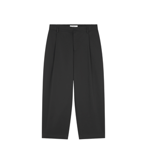 Cropped Pleated Chino Pants