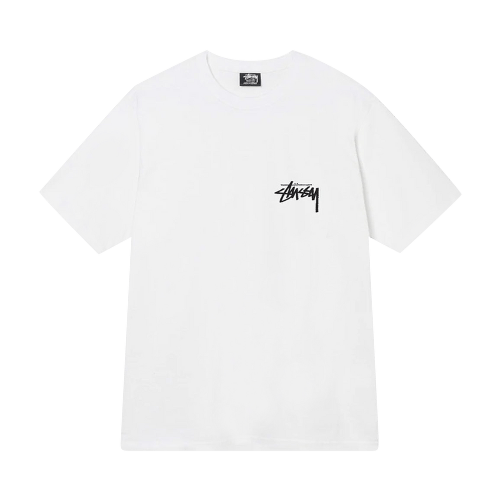 Stussy Fuzzy Dice T-Shirt White