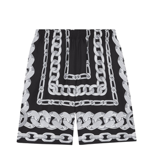 Silk Medusa Chains Bermuda Shorts