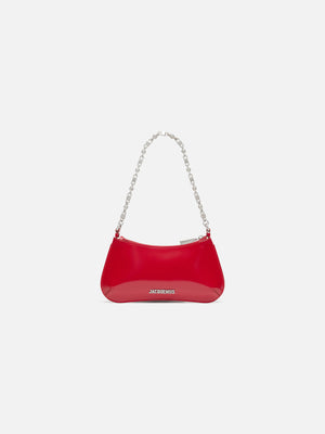 Jacquemus The Small Bisou Chaine Small Shoulder Bag Red