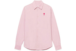 Ami Paris Ami De Coeur Shirt Pink