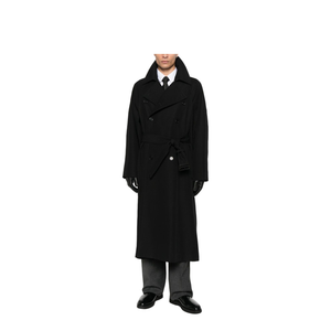 Long Wool Coats - Black