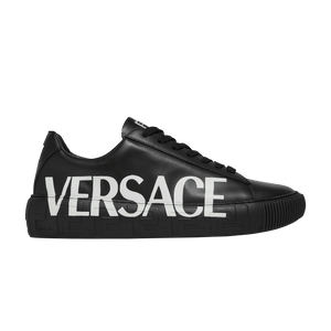 Versace Medusa Low Logo Print - Black