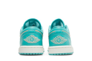 Wmns Air Jordan 1 Low Tropical Teal Sandy Beige