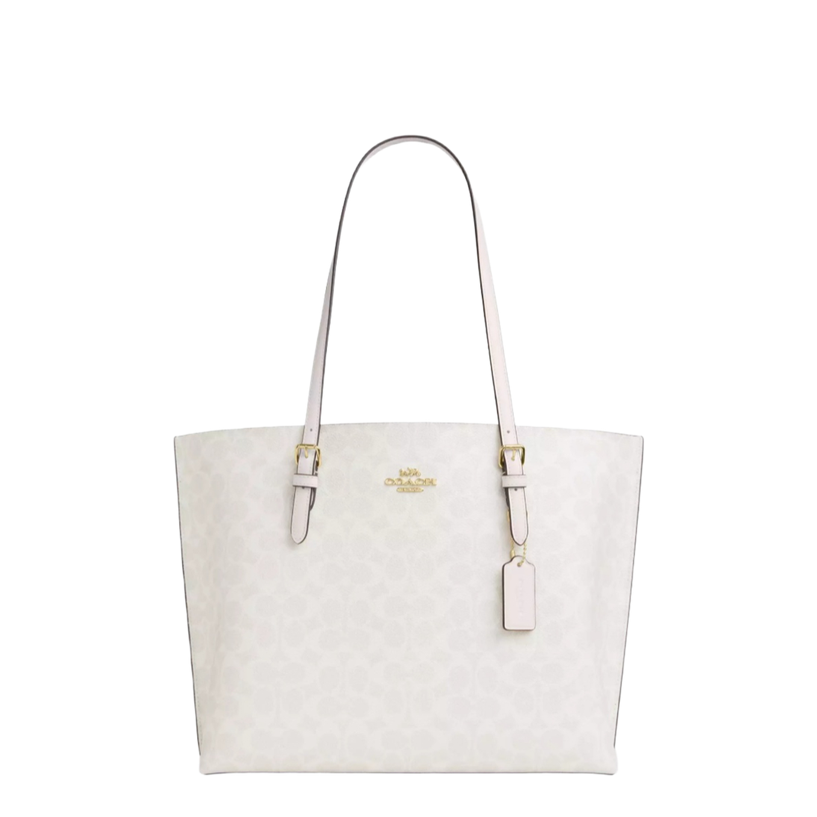 Mollie Tote Bag In Signature Canvas White