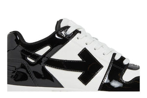 OFF-WHITE Out Of Office OOO Low Tops Patent Black White