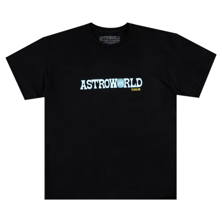 Cactus Jack by Travis Scott Astroworld Tour T-Shirt Black