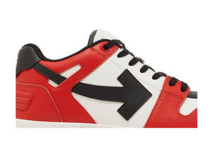 OFF-WHITE Out Of Office OOO Low Tops Black White Red