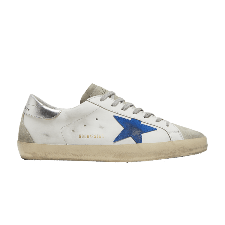 Golden Goose Superstar White Electric Blue
