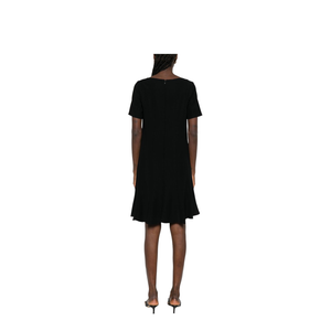 Technical Cady Dress with Pleats