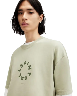 ALL SAINTS TIERRA SS CREW HERB GREEN
