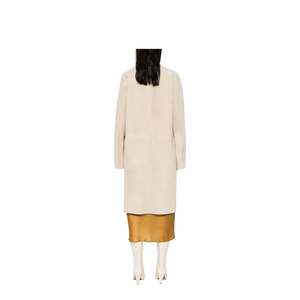 Suede Leather Coat