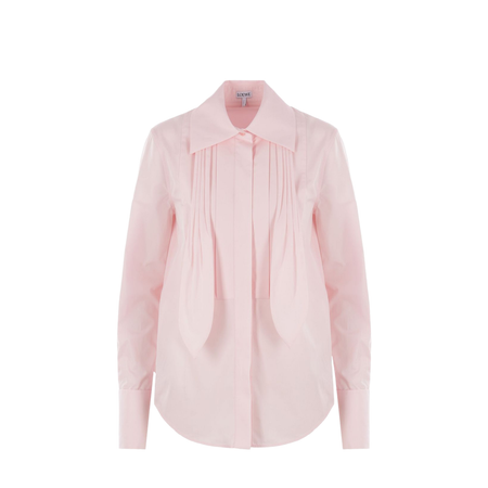 Draped Cotton Shirt