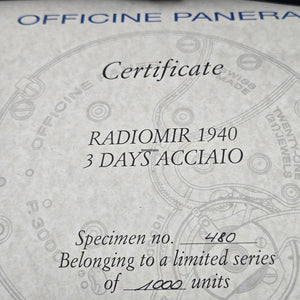 Panerai Radiomir 1940