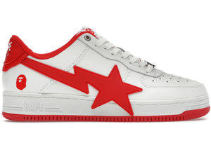 A Bathing Ape Bape Sta Os #2 White Red