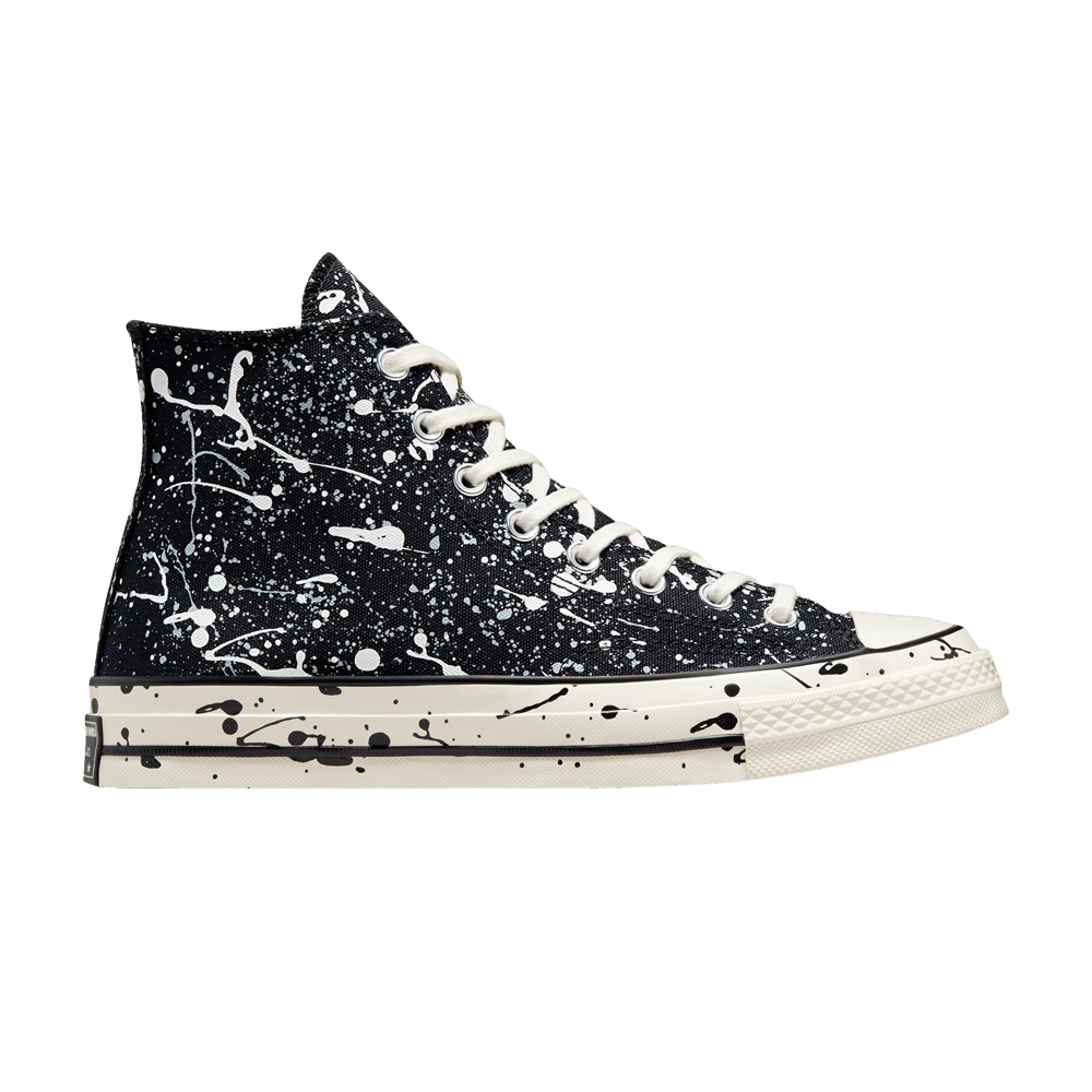 Converse Chuck 70 High Archive Paint Splatter - Black