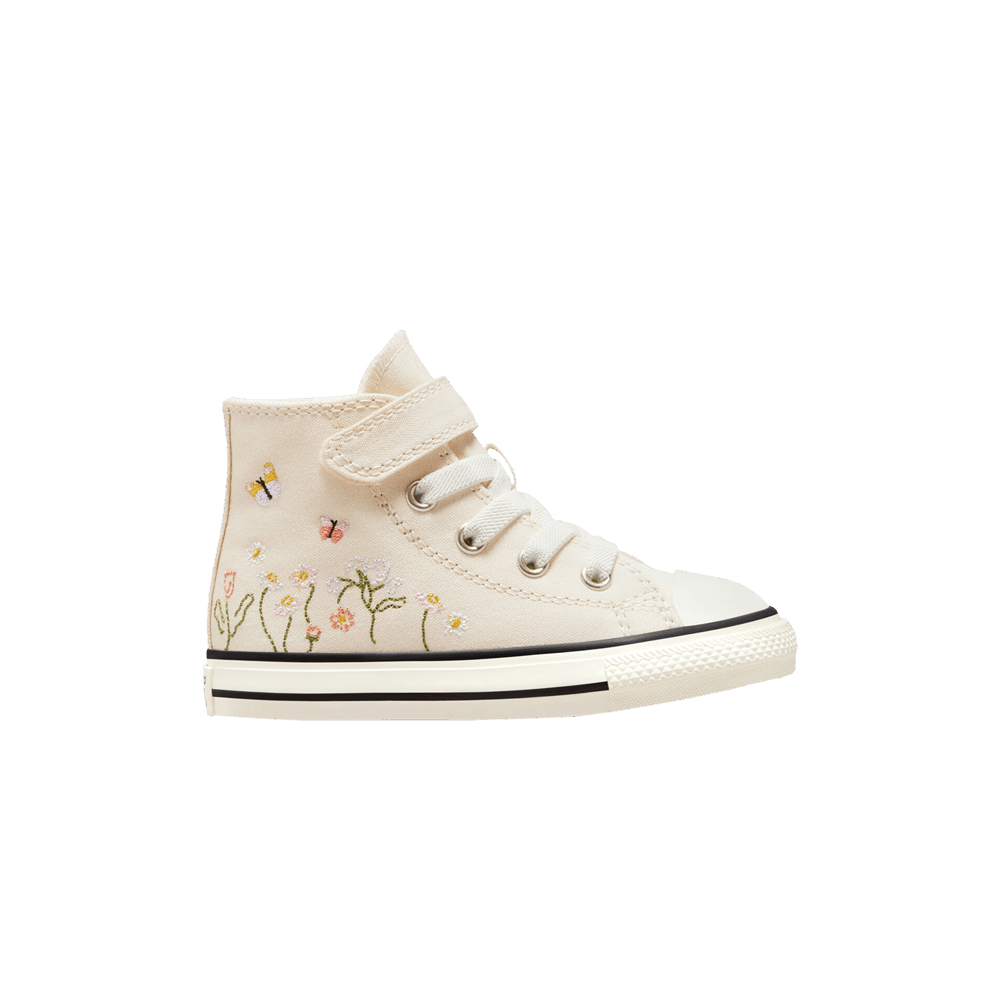 Converse Chuck Taylor All Star Easy-On High TD Embroidered Floral Print - Natural Ivory