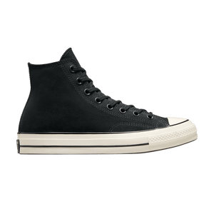 Chuck 70 Suede High Black Egret