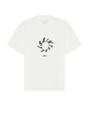 ALL SAINTS HALO SS CREW CHALK WHITE TSHIRT
