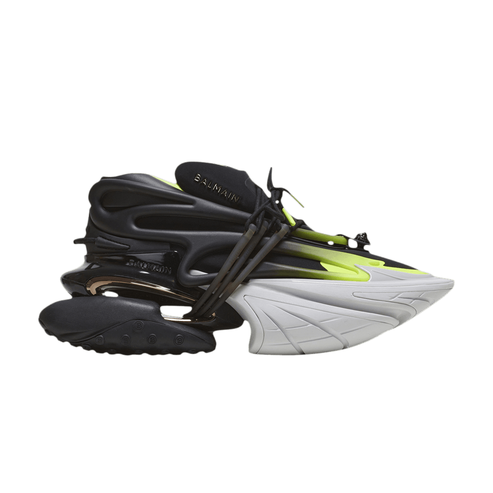 Balmain Unicorn Low Black Fluorescent